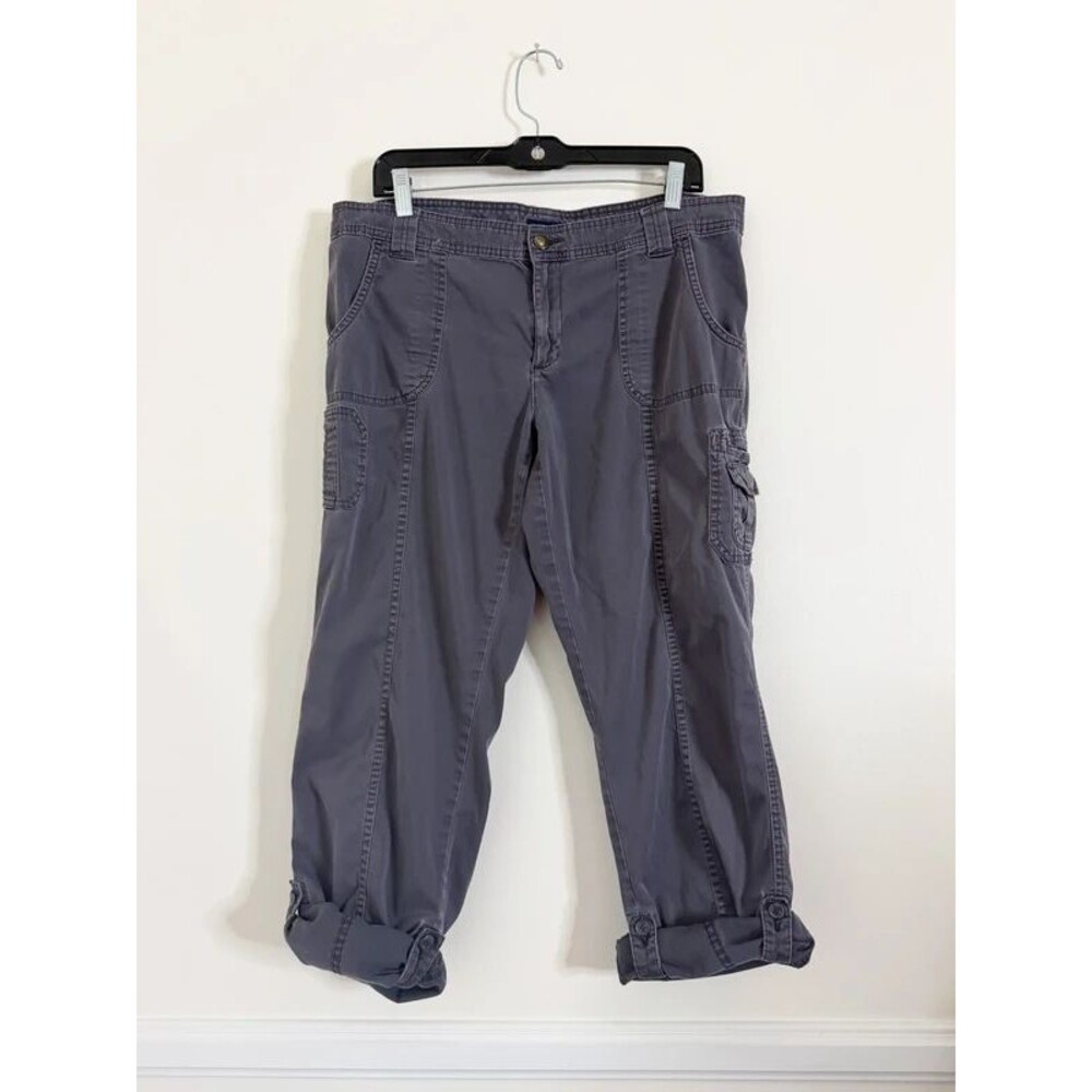 Tommy Hilfiger Women’s Gray Convertible Cargo Pants Size 14